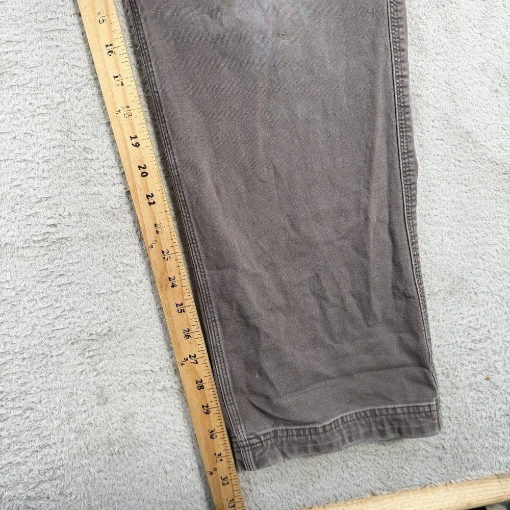 Duluth Trading Co Pants Mens 34x34 (Fit 32x32) Brown Flex Fire Hose Stretch Work